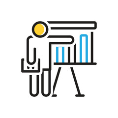 Multi color icon for explained