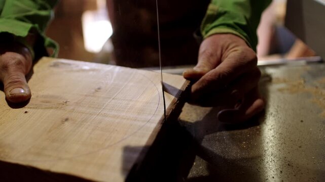 Mastering woodworking techniques through carpenter's precision cutting skills