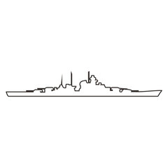 Battleship Outline