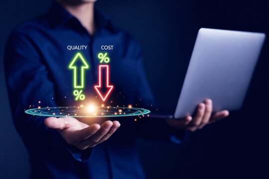 Cost reduction and quality improvement strategy for business growth and financial success plan focus