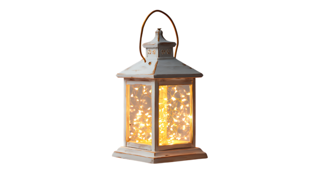 old oil lamp isolated