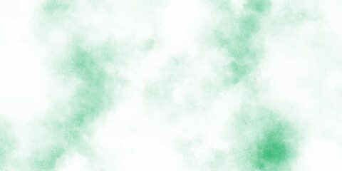 green grunge polished texture with soft clouds, Light green watercolor background subtle smoke texture dreamy mint ink cloud wash on white paper surface spring nature effect.	