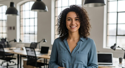 portrait of a young businesswoman