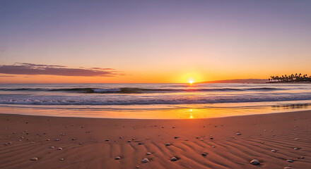 Beautiful Sunset Landscape – Colorful Sky and Scenic Evening View