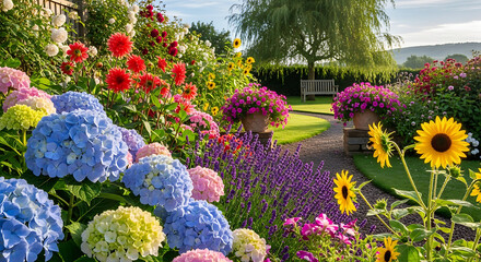 flowers in the garden