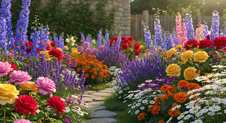 flowers in the garden