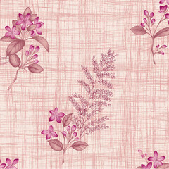 pink flowers on a grunge background