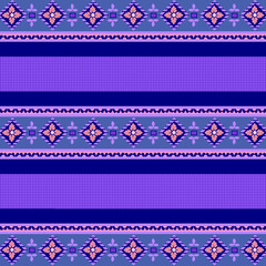 set of seamless patterns with ribbons