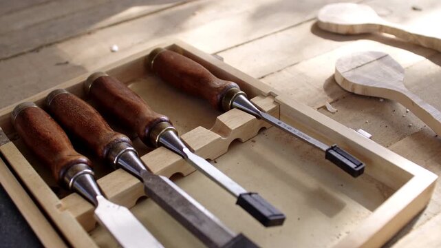 Discovering the art of carpenter wood tools in detailed craftsmanship