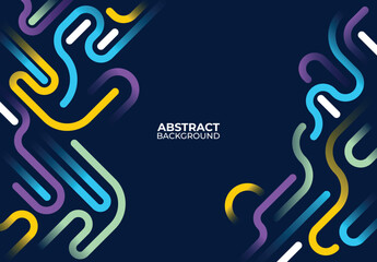Banner design for seminar event,  abstract geometric background design, business background