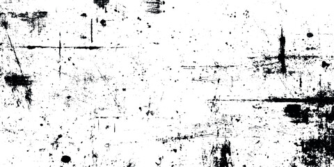 Black and White Abstract Grunge Texture with Paint Splatter and Distress Overlay for Backgrounds vintage designs, urban posters, album covers.