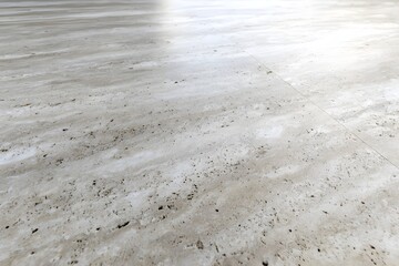 Light Travertine Stone Floor with Natural Pitting Texture Elegant Marble Flooring Interior Design Luxury Material Surface