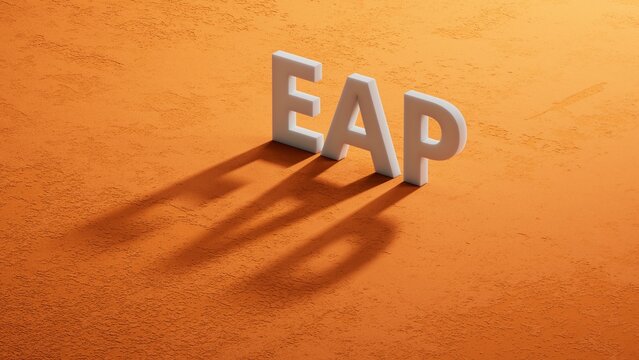 eap questions and answers on shadow of 3d charcaters.close up of shadow of 3d charcaters,Business Concept.3D rendering.