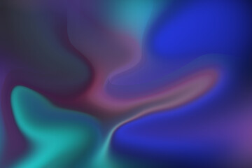 Abstract blue, purple, and teal flowing gradient background design