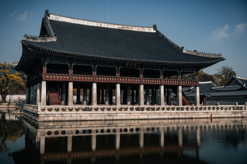 Fototapeta premium Gyeonghoeru Pavilion of Gyeongbokgung Palace