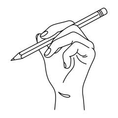 Artistic hand holding a sketching tool for creative drawing projects
