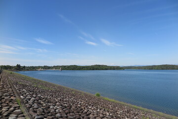 富士山と狭山湖の風景10