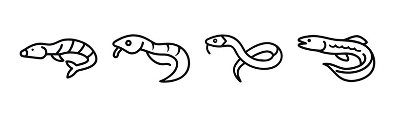 Striking snakehead fish vector illustration scalable graphic design