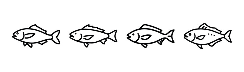 Tilefish illustration vector graphic scalable animal sea ocean marine life