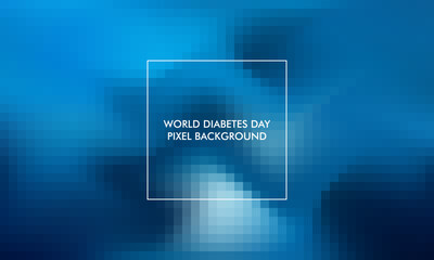 World Diabetes Day gradient pixel background Mesh good for poster, social media, background, wallpaper, banner
