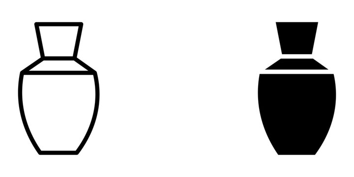 perfume bottle icon graphic aicon vector
