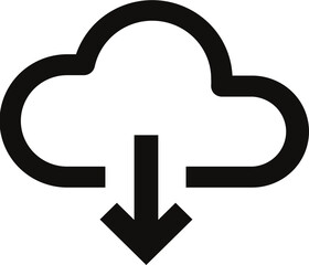 Download File Cloud Arrow Icon