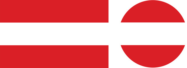 Austria national flag. Flag of Austria. Austria National flag vector.