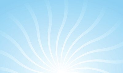 Vector Blue Light Sunburst Background