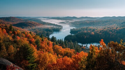 A breathtaking Quebec vista where fall&rsquo;s brilliance and quiet wealth collide.
