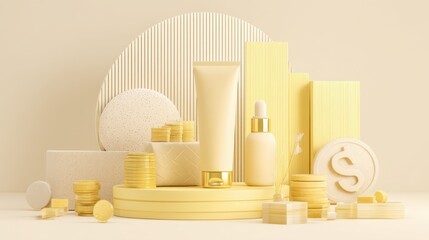 A serene stage where beauty and quiet wealth harmonize.