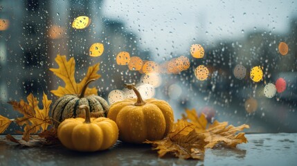 A moody, reflective fall scene where warmth and melancholy coexist.