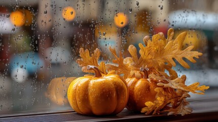 A moody, reflective fall scene where warmth and melancholy coexist.