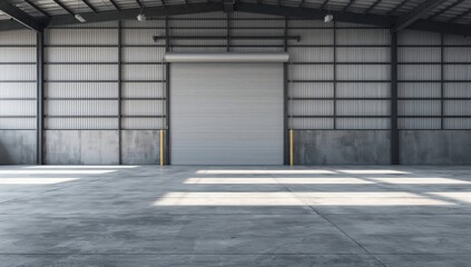 A factory with roller doors and steel walls, providing industrial backdrop for operational efficiency