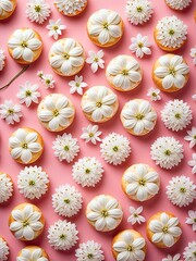 Delicate Floral Cupcakes: A Sweet & Charming Pastel Dessert Arrangement for Spring & Easter