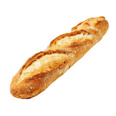 Long golden-brown baguette png bread png bakery png food png crusty png loaf png french png fresh png artisan png carb png transparent background image [memory:6]