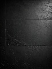Dark Slate Tile Background Texture: Modern Interior Design Element - Seamless Black Stone Surface for Website or Graphic Projects