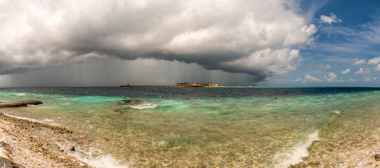 Awesome seascape in Maldives Island