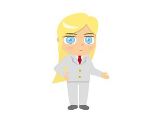 裕福そうな金髪長髪の男性