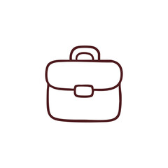 Simple Line Illustration of a Doctor s Medical Bag