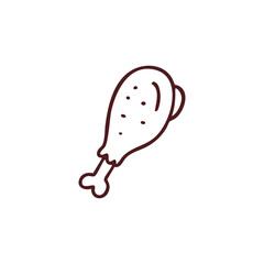 Chicken Drumstick Illustration