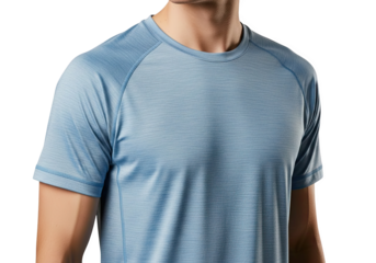 Stylish athletic fit shirt mockup for active lifestyle branding. Showcase your apparel designs with this trendy, high-quality template for your brand's collection