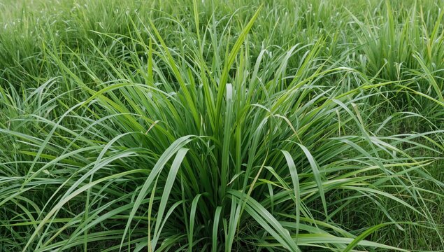 Grass is a narrow-leaved monocot plant with growth emerging from the base of the stem, used for ornamental and medicinal purposes
