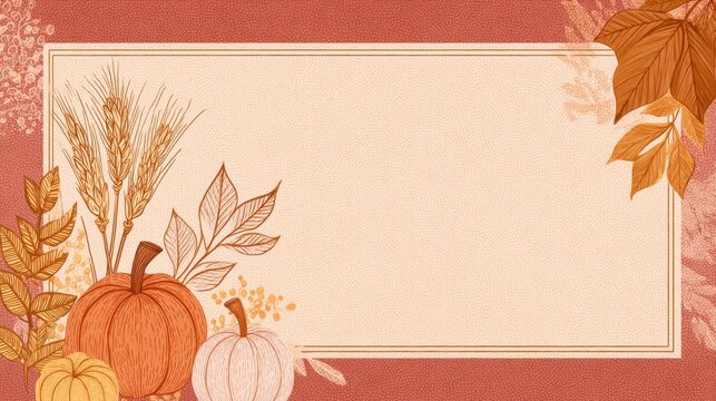 A sleek, versatile autumn design blending seasonal joy with refined financial undertones.