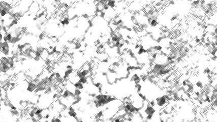 Abstract black and white textured background with organic shapes and doodled elements