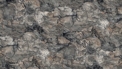 Fototapeta premium Seamless texture created by rocks, suitable for urban roadways and public squares