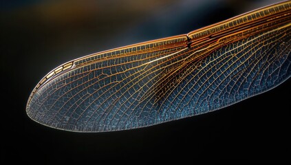 Mesmerizing insect wing with intricate details