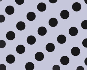 Large Purple and Black Polka Dot Pattern