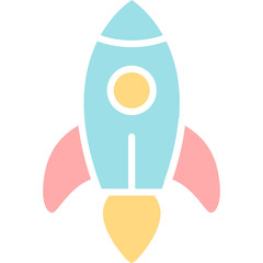 Colorful flat transportation icon set featuring various land, air, and sea vehicles such as cars, buses, trucks, bicycles, scooters, airplanes, rockets, ships, boats, submarines, trains, trams, camper