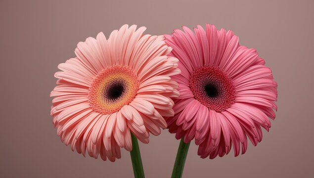 Beautiful gerbera flowers, vibrant colors, seasonal beauty
