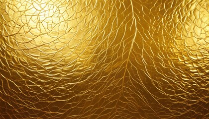 Golden Leaf Texture Background - Luxurious Gold Foil Pattern, Elegant Abstract Design, Warm Metallic Texture, Creative Bokeh